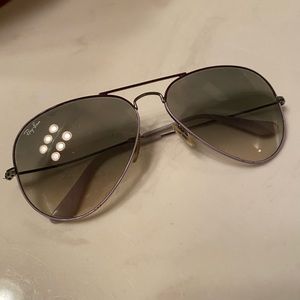 RayBan Purple Aviators